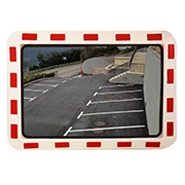 Зеркало со светоотражающей окантовкой прямоугольное 800*1000