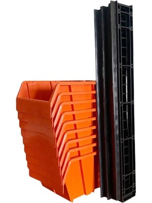 Комплект ящиков 150х95х70 для метизов, с планкой, 9 шт., код: 37060