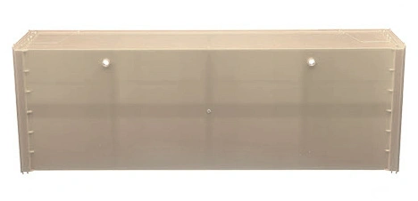 Короб откидной Стелла-техник F-600-4-B, 600х178х206 мм, 4 ячейки, бежевый, прозрачный