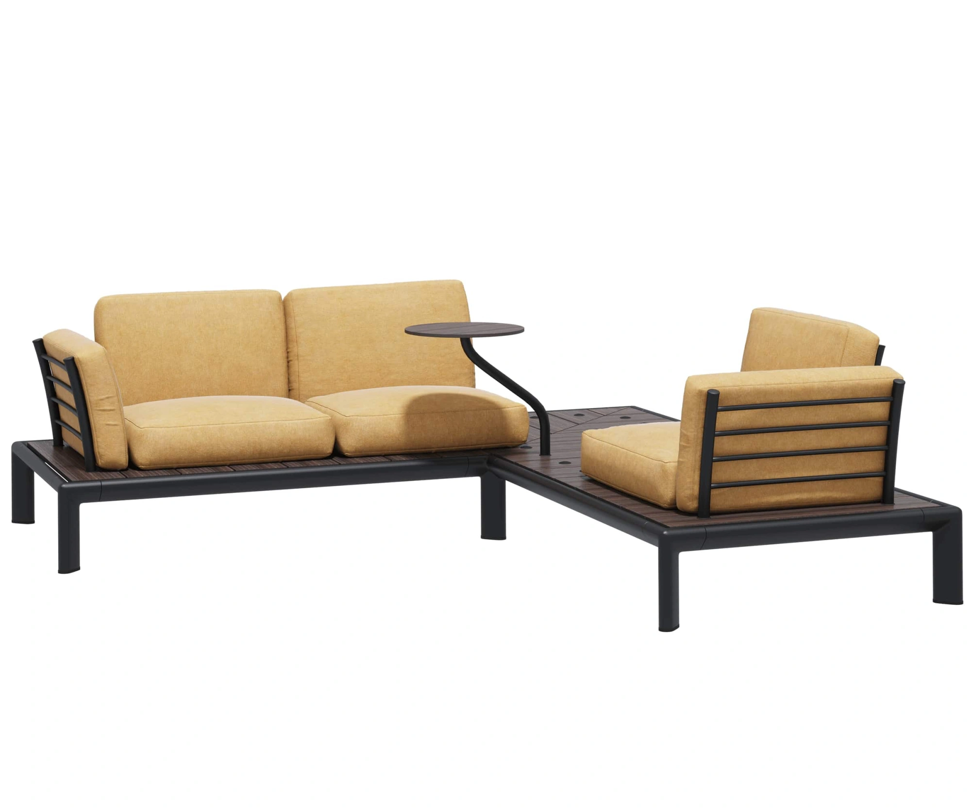 Диван угловой «Лаундж пад» (2/3/3/2/кр)