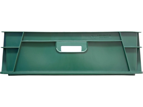 Ящик сплошной 740×465×145 мм, объем 39 л., арт.: 404Т-2, зелёный, код: 22443