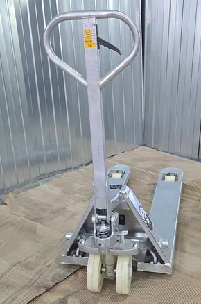 Тележка гидравлическая оцинкованная 2500 кг 1150 мм нейлоновые колеса TOR WH-25G